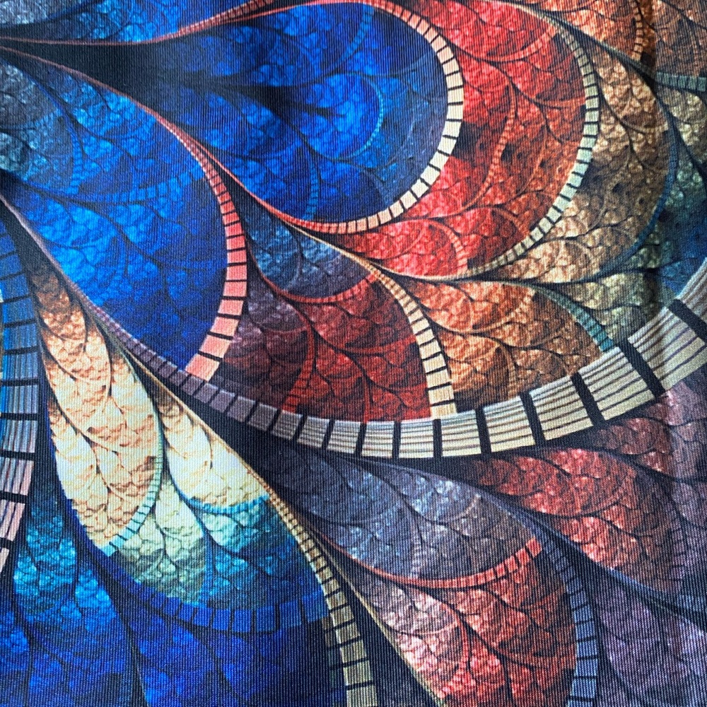 Colorful Abstract Halter Top - Picture 7 of 9